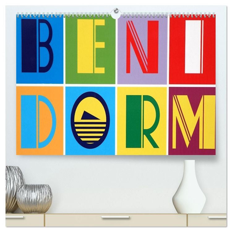 Produktbild: Benidorm (hochwertiger Premium Wandkalender 2027 DIN A2 quer), Kunstdruck in Hochglanz
