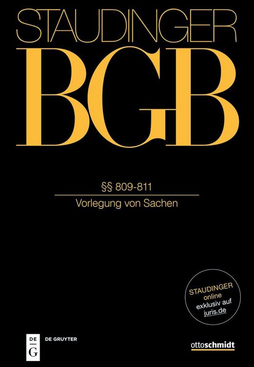 Produktbild: &sect;&sect; 809-811