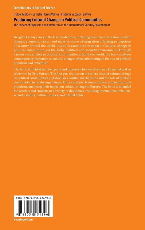 Produktbild: Producing Cultural Change in Political Communities