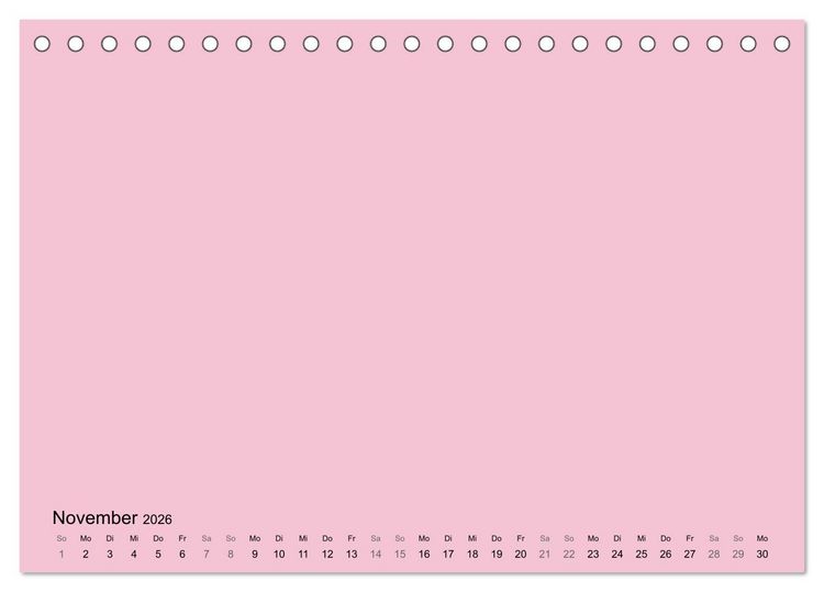 Produktbild: DIY Bastel-Kalender -Warme Pastell Farben- Zum Selbstgestalten (Tischkalender 2026 DIN A5 quer), CALVENDO Monatskalender