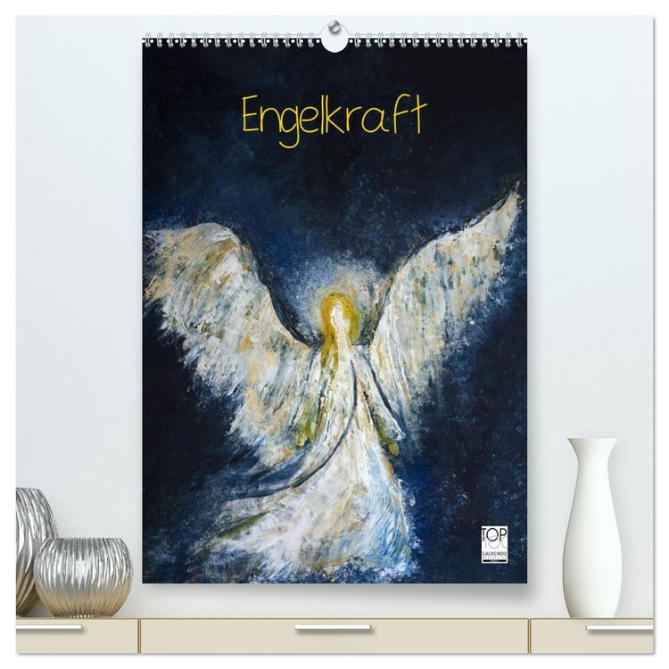 Produktbild: Engelkraft (hochwertiger Premium Wandkalender 2026 DIN A2 hoch), Kunstdruck in Hochglanz
