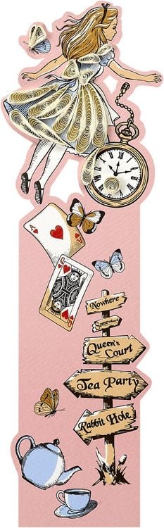 Produktbild: Moleskine Alice im Wunderland Origamo Lesezeichen