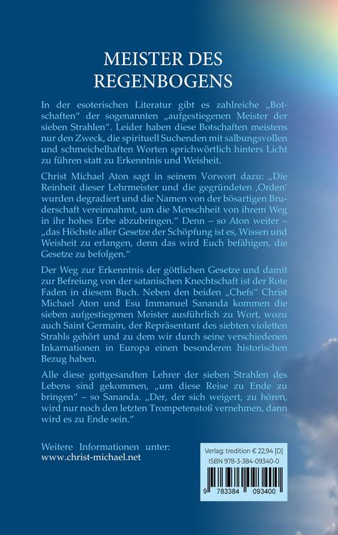 Produktbild: MEISTER DES REGENBOGENS
