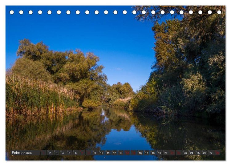 Produktbild: Das Paradies Donaudelta (Tischkalender 2026 DIN A5 quer), CALVENDO Monatskalender