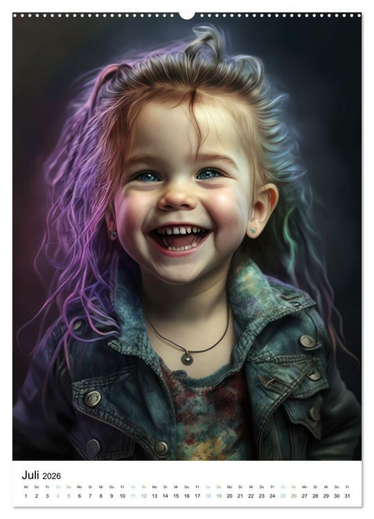Produktbild: Punker Kleine Rebellen (Wandkalender 2026 DIN A2 hoch), CALVENDO Monatskalender