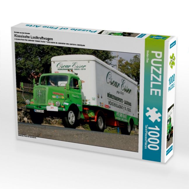 Produktbild: CALVENDO Puzzle Ein Motiv aus dem Kalender Klassische Lastkraftwagen | 1000 Teile Lege-Gr&ouml;&szlig;e 64x48cm Foto-Puzzle f&uuml;r gl&uuml;ckliche Stunden