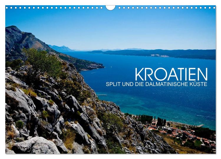 Produktbild: Kroatien - Split und die dalmatinische K&uuml;ste (Wandkalender 2026 DIN A3 quer), CALVENDO Monatskalender