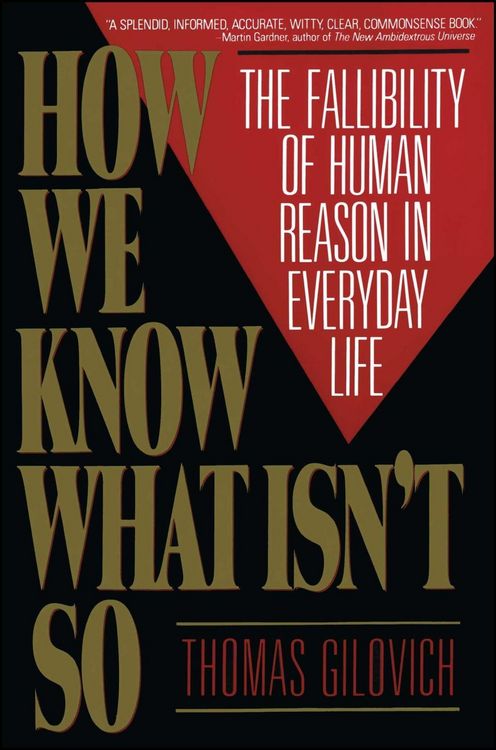 Produktbild: How We Know What Isn't So