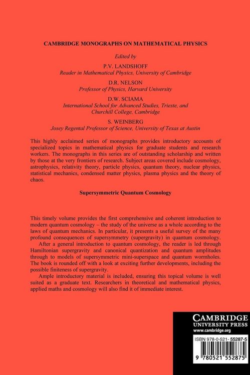 Produktbild: Supersymmetric Quantum Cosmolo