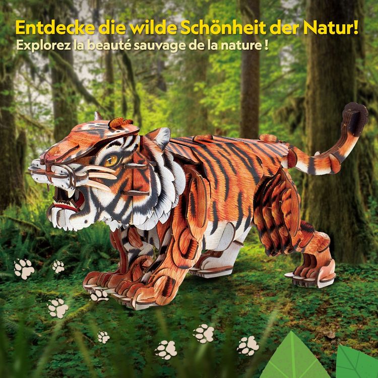 Produktbild: CUBICFUN - 3D Puzzle Tiger 87 Teile