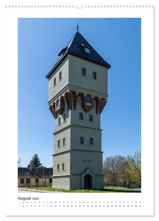 Produktbild: Alte Wassert&uuml;rme (Wandkalender 2026 DIN A2 hoch), CALVENDO Monatskalender