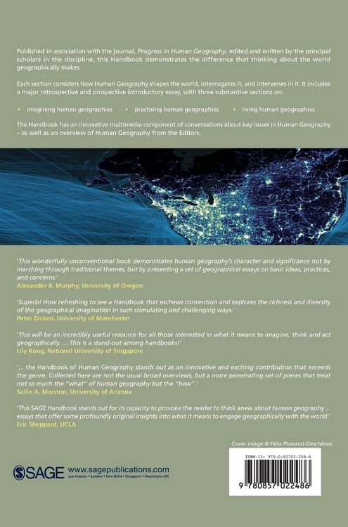 Produktbild: The SAGE Handbook of Human Geography
