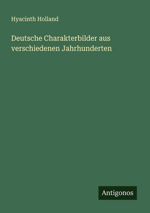 Produktbild: Deutsche Charakterbilder aus verschiedenen Jahrhunderten