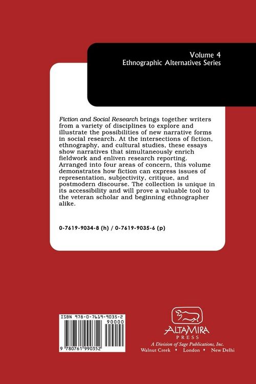Produktbild: Fiction and Social Research
