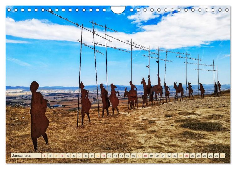 Produktbild: Buen Camino - pilgern auf dem Jakobsweg - Camino Franc&eacute;s (Wandkalender 2026 DIN A4 quer), CALVENDO Monatskalender