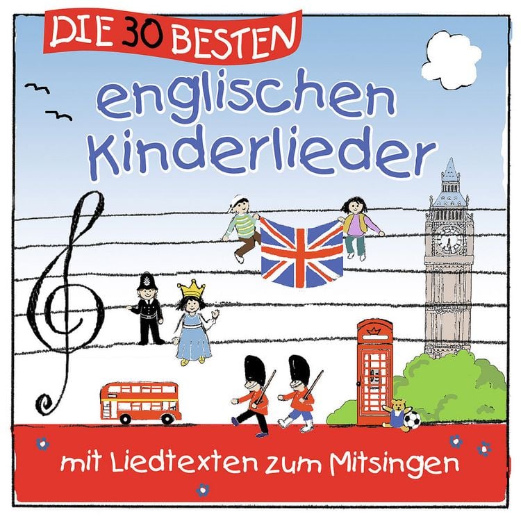 Produktbild: Die 30 besten englischen Kinderlieder