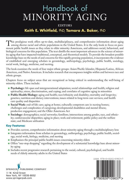 Produktbild: Handbook of Minority Aging