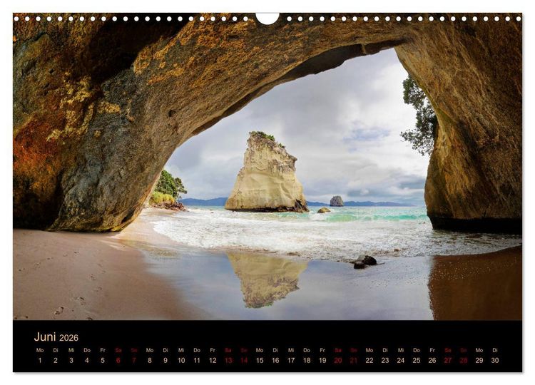 Produktbild: S&uuml;dseetraum Neuseeland (Wandkalender 2026 DIN A3 quer), CALVENDO Monatskalender