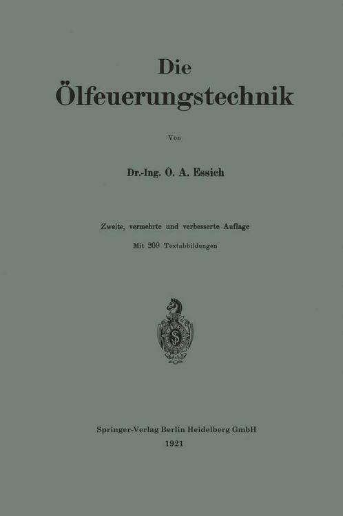 Produktbild: Die &Ouml;lfeuerungstechnik