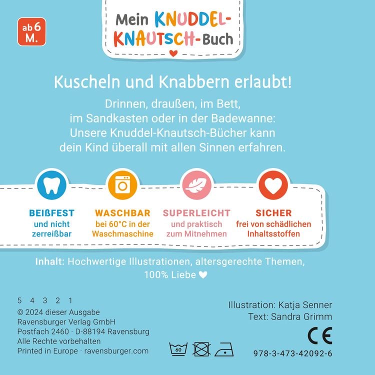 Produktbild: Mein Knuddel-Knautsch-Buch - Meine Tierkinder