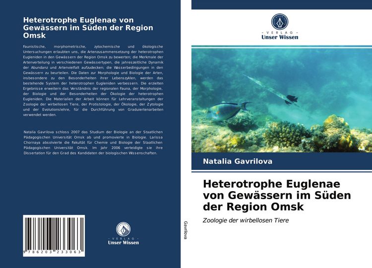 Produktbild: Heterotrophe Euglenae von Gew&auml;ssern im S&uuml;den der Region Omsk