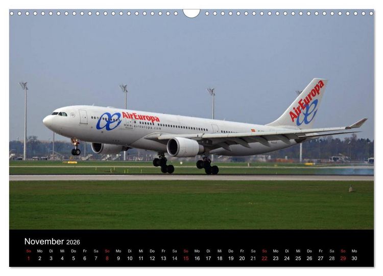Produktbild: Flugverkehr (Wandkalender 2026 DIN A3 quer), CALVENDO Monatskalender