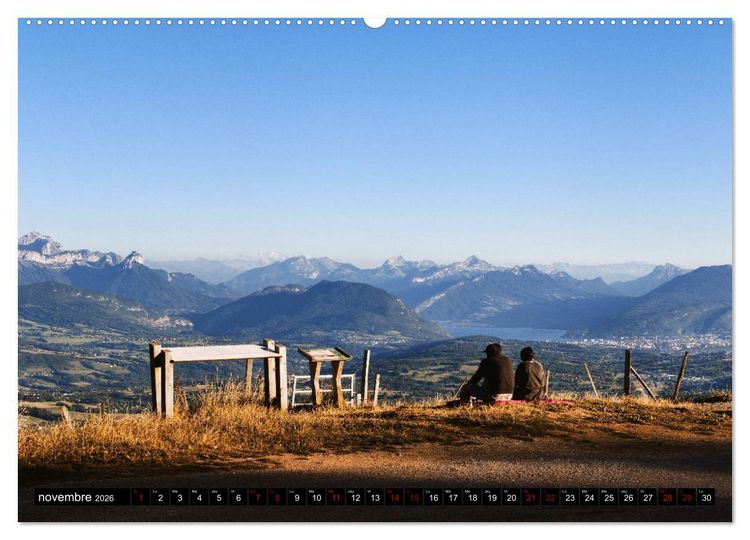 Produktbild: Lac d'Annecy &agrave; vue d'&oelig;il (Calendrier mural 2026 DIN A2 vertical) calendrier de bureau