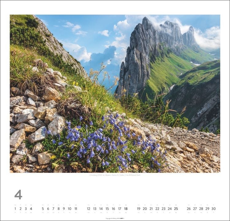 Produktbild: Schweiz Kalender 2027 - Sch&ouml;nste Landschaften und Ansichten