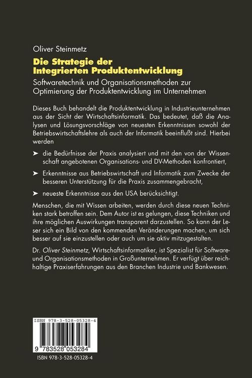 Produktbild: Die Strategie der Integrierten Produktentwicklung