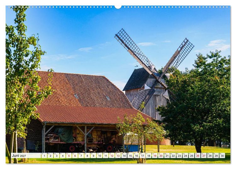 Produktbild: Ein Blick auf Nienburg an der Weser in Farbe (Wandkalender 2027 DIN A2 quer), CALVENDO Monatskalender