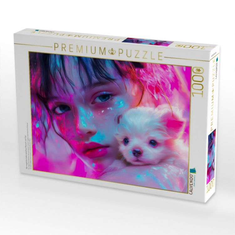 Produktbild: CALVENDO Puzzle Die magische Liebe zwischen Mensch und Tier | 1000 Teile Lege-Gr&ouml;&szlig;e 64x48cm Foto-Puzzle f&uuml;r gl&uuml;ckliche Stunden