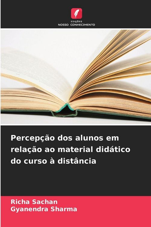 Produktbild: Percep&ccedil;&atilde;o dos alunos em rela&ccedil;&atilde;o ao material did&aacute;tico do curso &agrave; dist&acirc;ncia