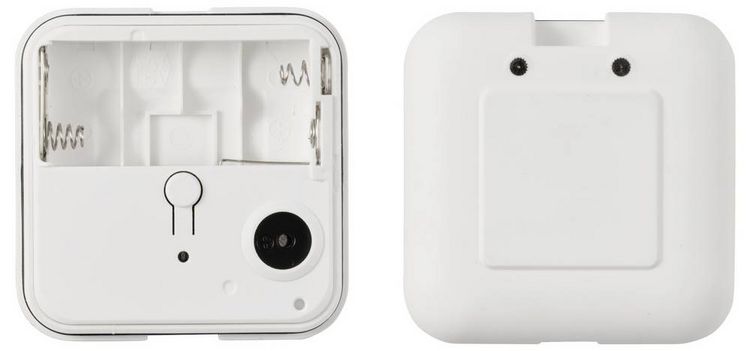 Produktbild: Sygonix SY-6735646 Wassermelder mit App-Steuerung, mit internem Sensor, mit externem Sensor batteriebetrieben