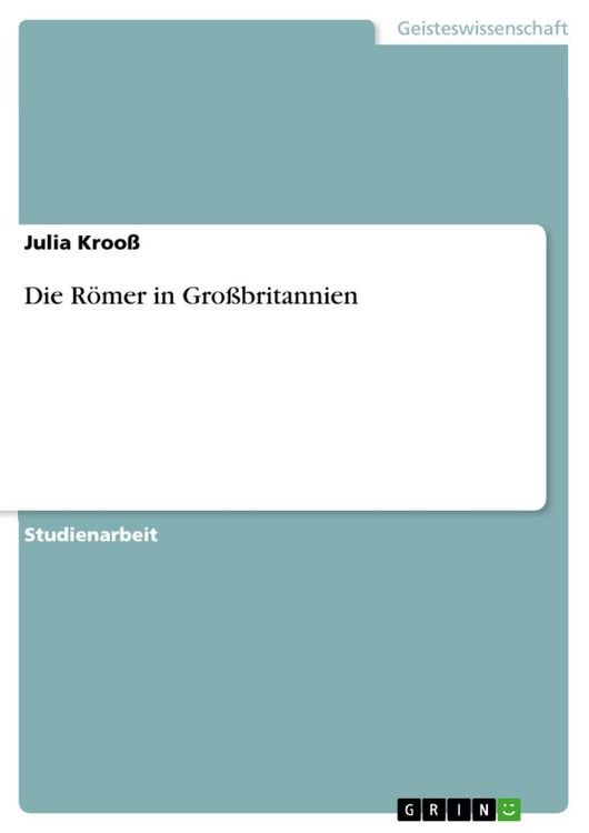 Produktbild: Die R&ouml;mer in Gro&szlig;britannien