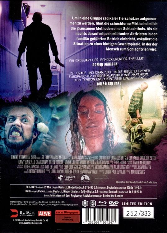 Produktbild: Meat Kills (uncut) - 2-Disc Limited Edition Mediabook - Cover C (Blu-ray + DVD)