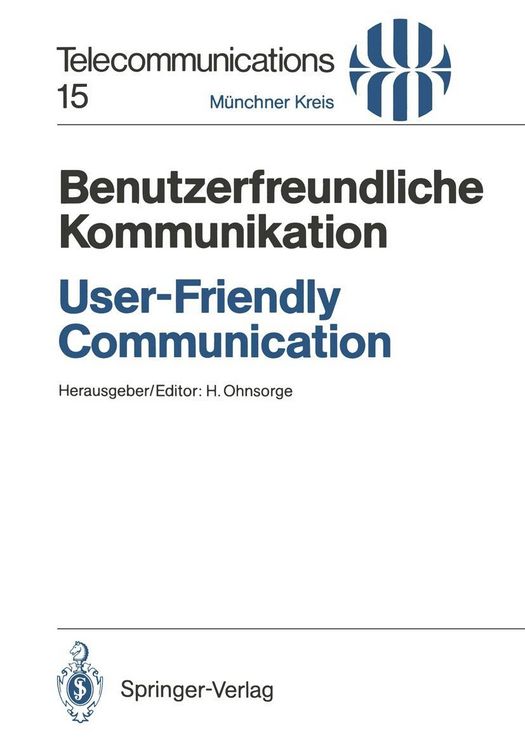 Produktbild: Benutzerfreundliche Kommunikation / User-Friendly Communication