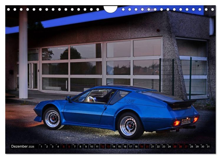 Produktbild: Renault Alpine A310 V6 (Wandkalender 2026 DIN A4 quer), CALVENDO Monatskalender