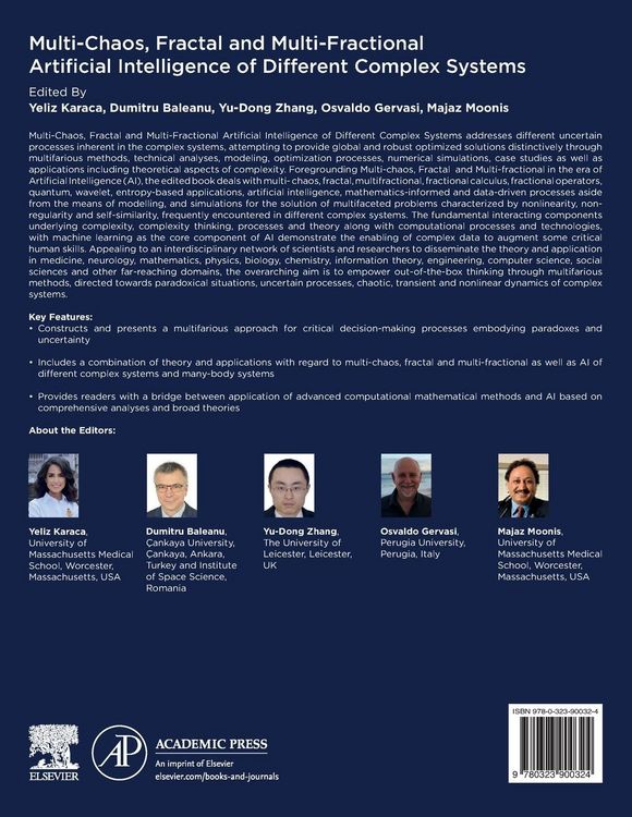 Produktbild: Multi-Chaos, Fractal and Multi-Fractional Artificial Intelligence of Different Complex Systems