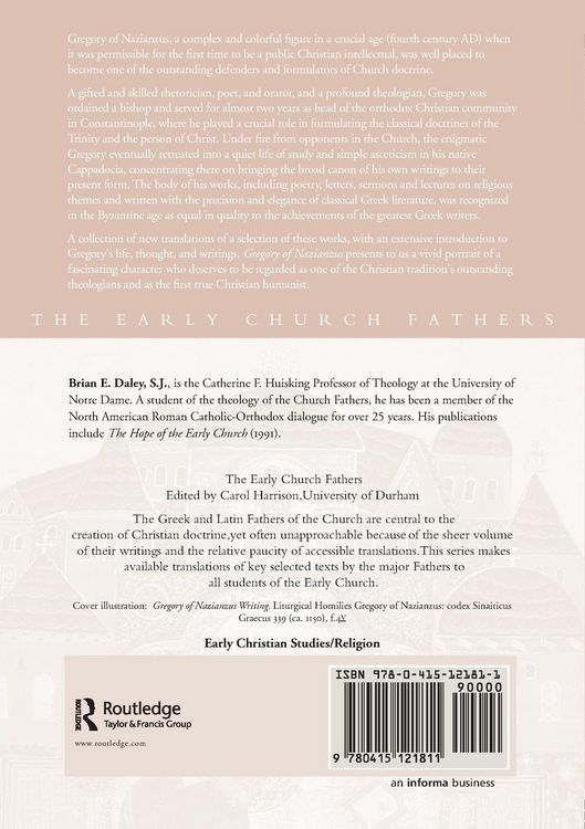 Produktbild: Gregory of Nazianzus