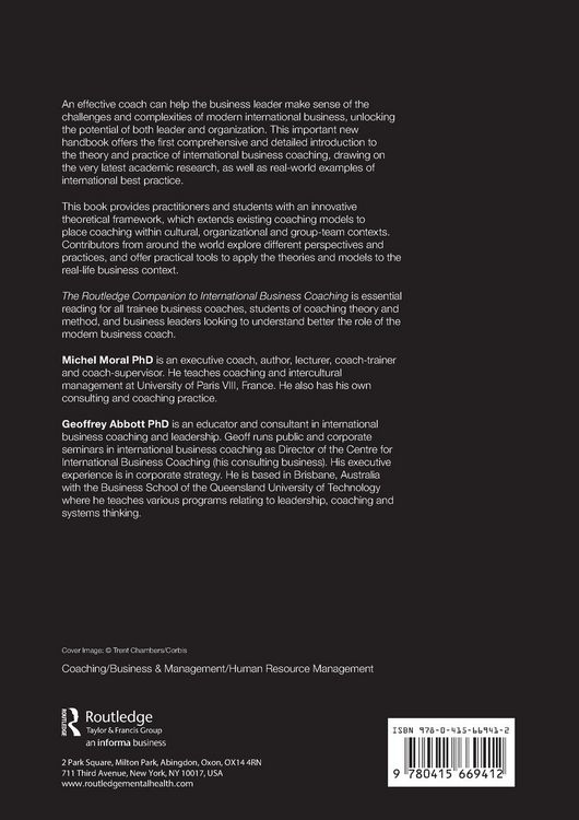 Produktbild: The Routledge Companion to International Business Coaching