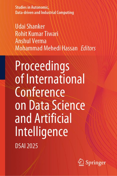 Produktbild: Proceedings of International Conference on Data Science and Artificial Intelligence