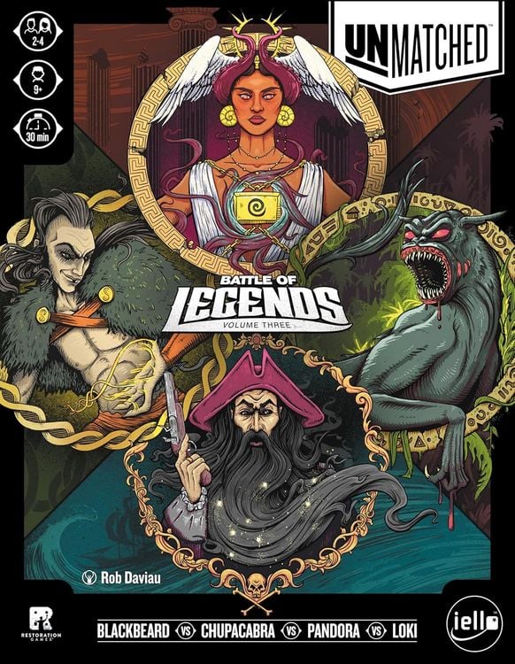 Produktbild: Pegasus IEL70467 - iello, Unmatched: Battle of Legends Vol 3 (EN)