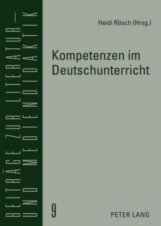 Produktbild: Kompetenzen im Deutschunterricht