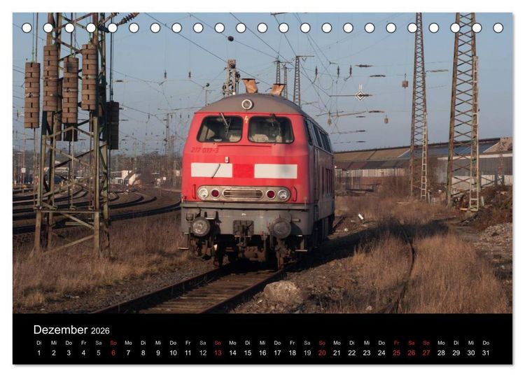 Produktbild: Erfolg einer Lokfamilie - Die V160-Baureihen (Tischkalender 2026 DIN A5 quer), CALVENDO Monatskalender