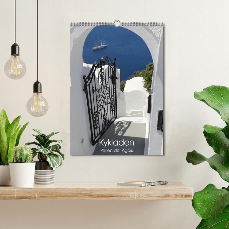 Produktbild: Kykladen, Perlen der &Auml;g&auml;is (Wandkalender 2026 DIN A3 hoch), CALVENDO Monatskalender