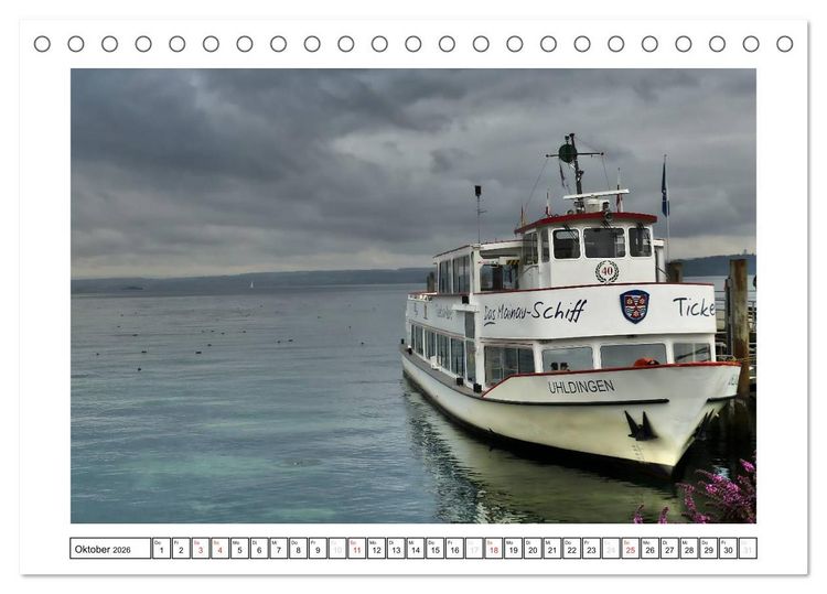 Produktbild: Bodensee - Seesucht (Tischkalender 2026 DIN A5 quer), CALVENDO Monatskalender