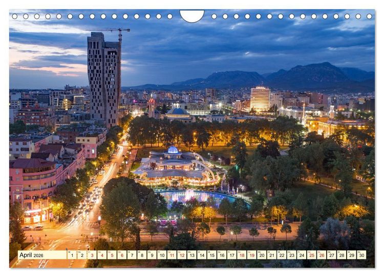 Produktbild: Albanien - Streifz&uuml;ge durch atemberaubende Kulturlandschaften (Wandkalender 2026 DIN A4 quer), CALVENDO Monatskalender