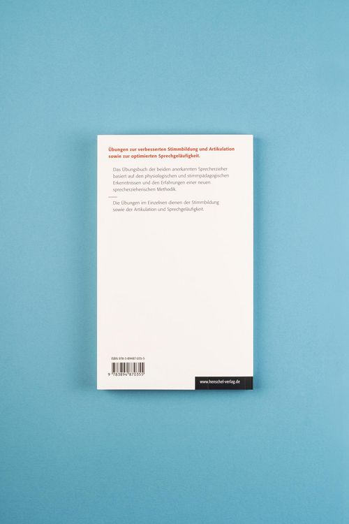 Produktbild: Sprecherzieherisches &Uuml;bungsbuch