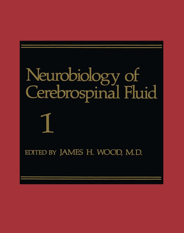 Produktbild: Neurobiology of Cerebrospinal Fluid 1