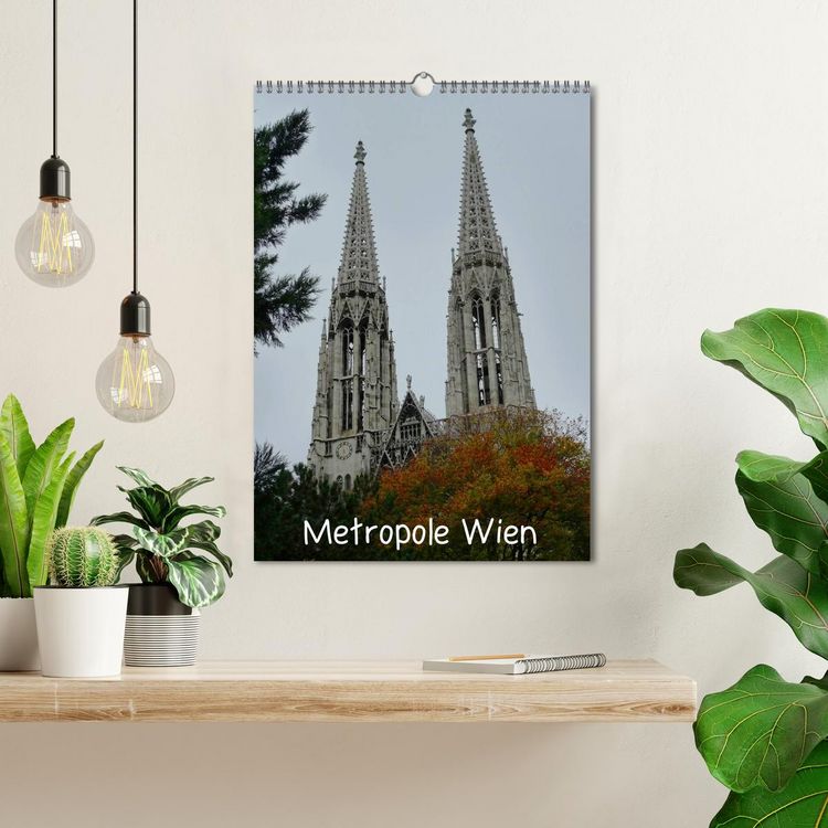 Produktbild: Metropole Wien (Wandkalender 2026 DIN A3 hoch), CALVENDO Monatskalender
